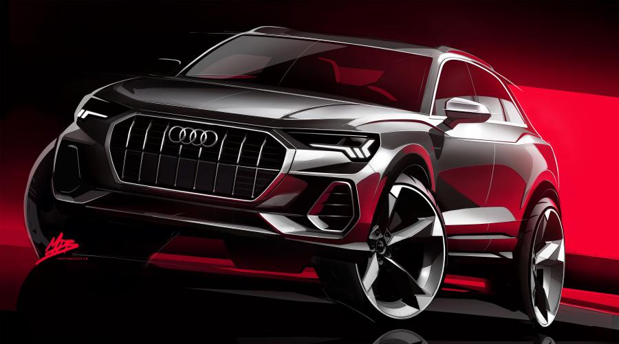 Эскиз Audi Q3 Advanced 2018 года  (WW) (фото 21 из 46)
